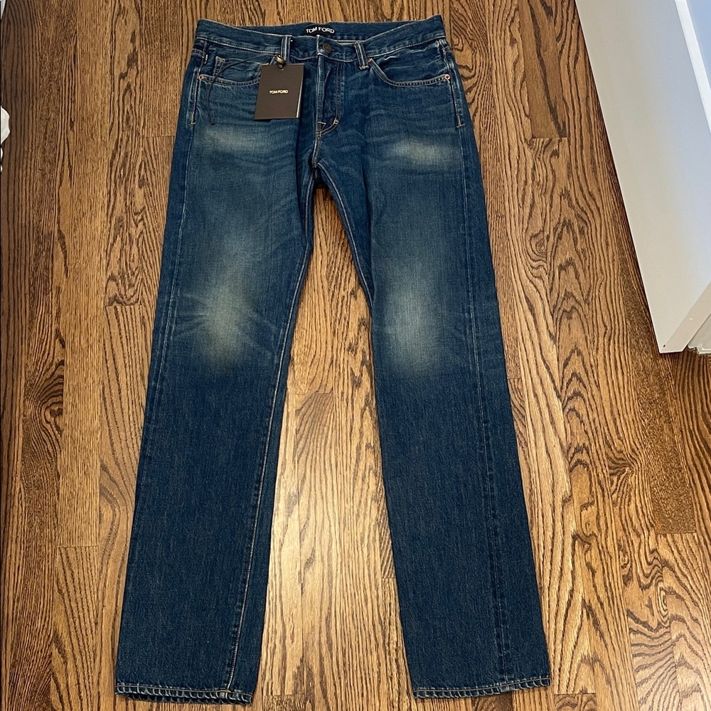 Tom Ford Indigo Straight Jeans